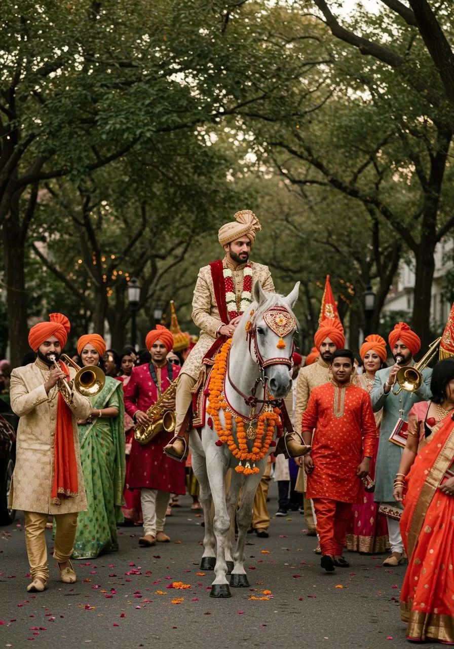 Wedding baraat bus Gurgaon